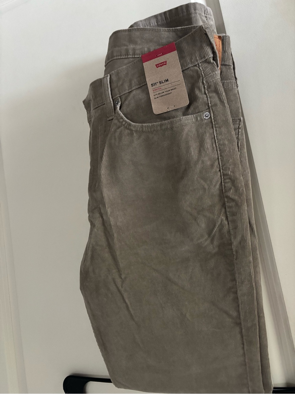 Levi's 511 36x34 Slim Corduroy Pants in Khaki